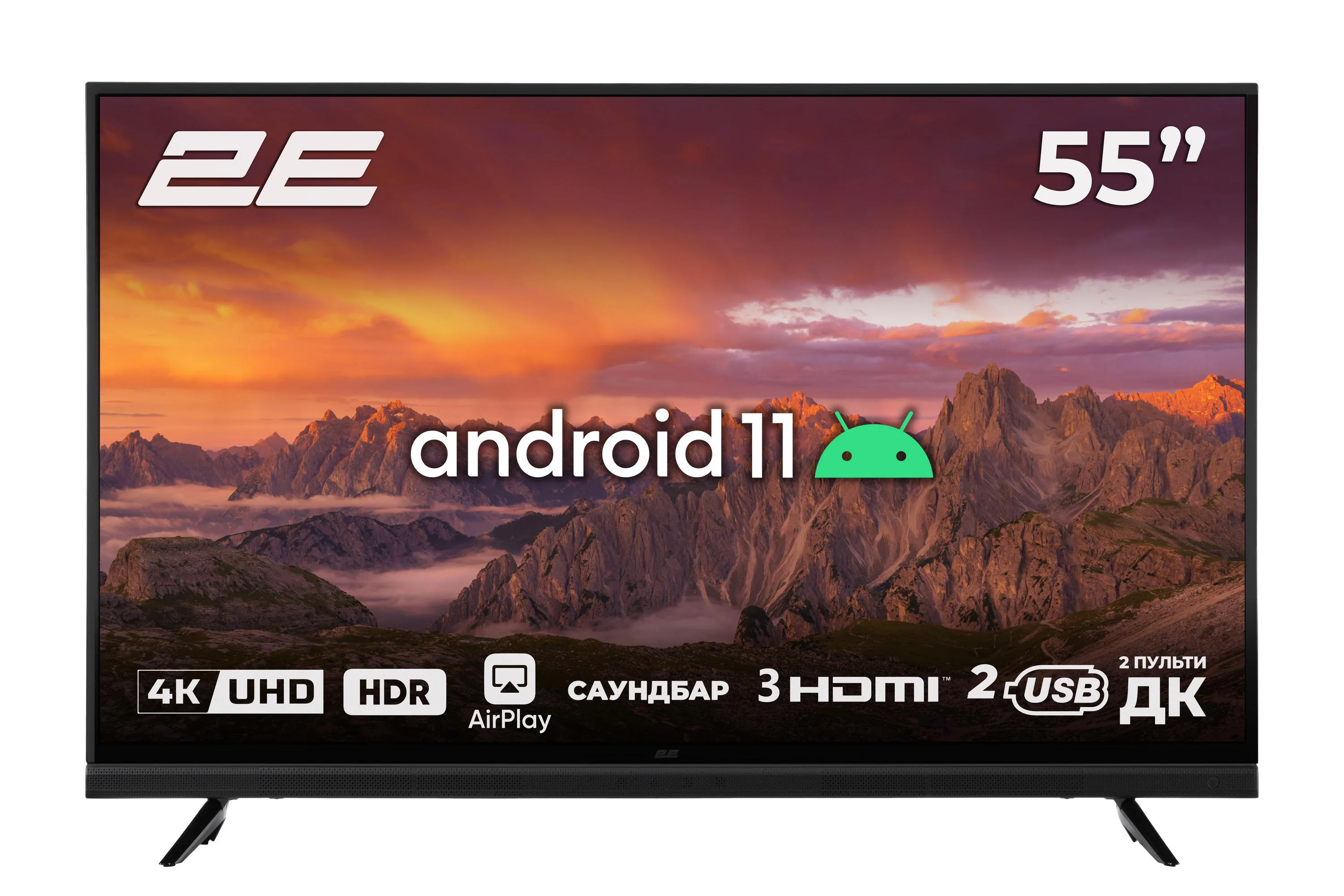Телевизор 2E 55A06L SMART